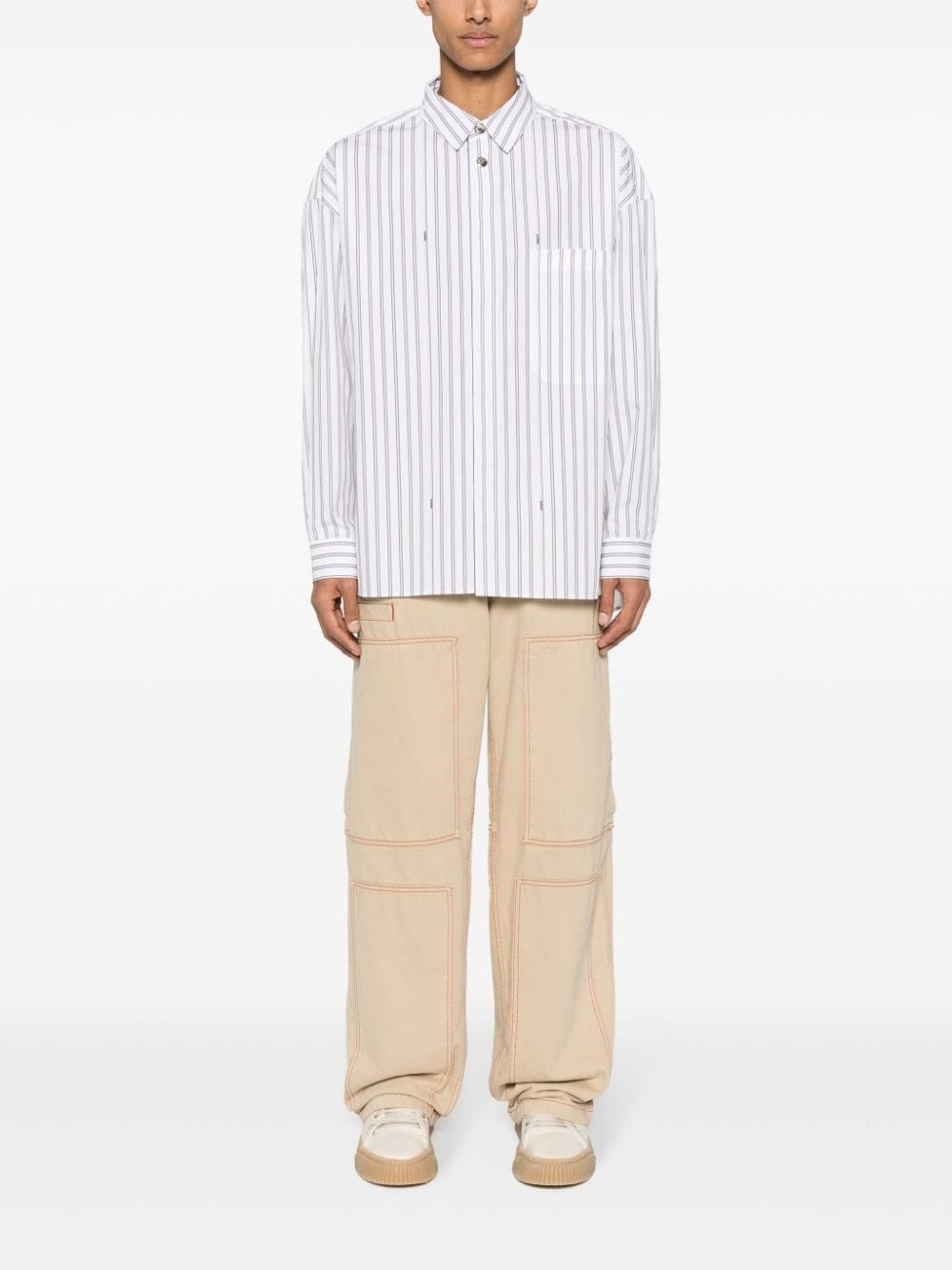 striped cotton shirt - 2
