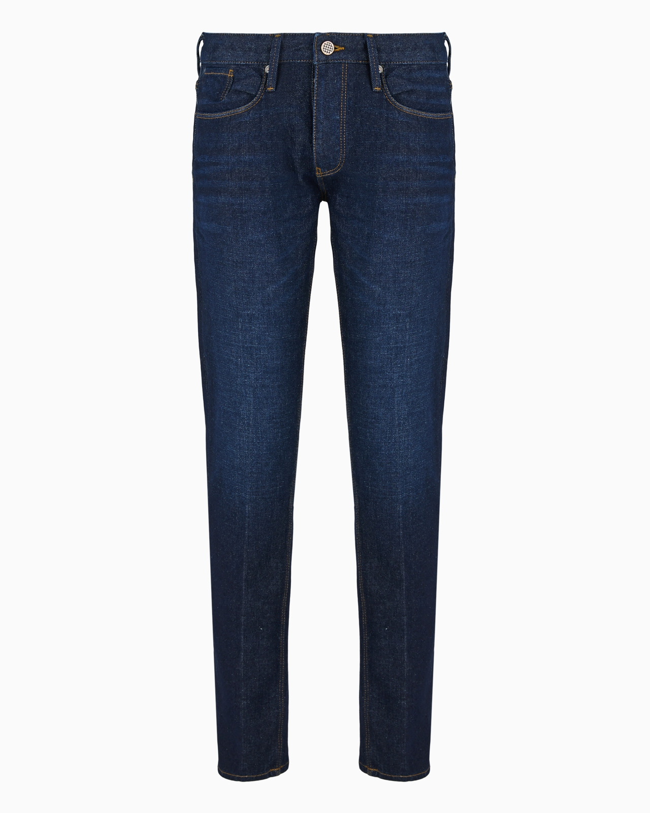 J75 Slim-fit marbleised-treatment denim jeans - 1