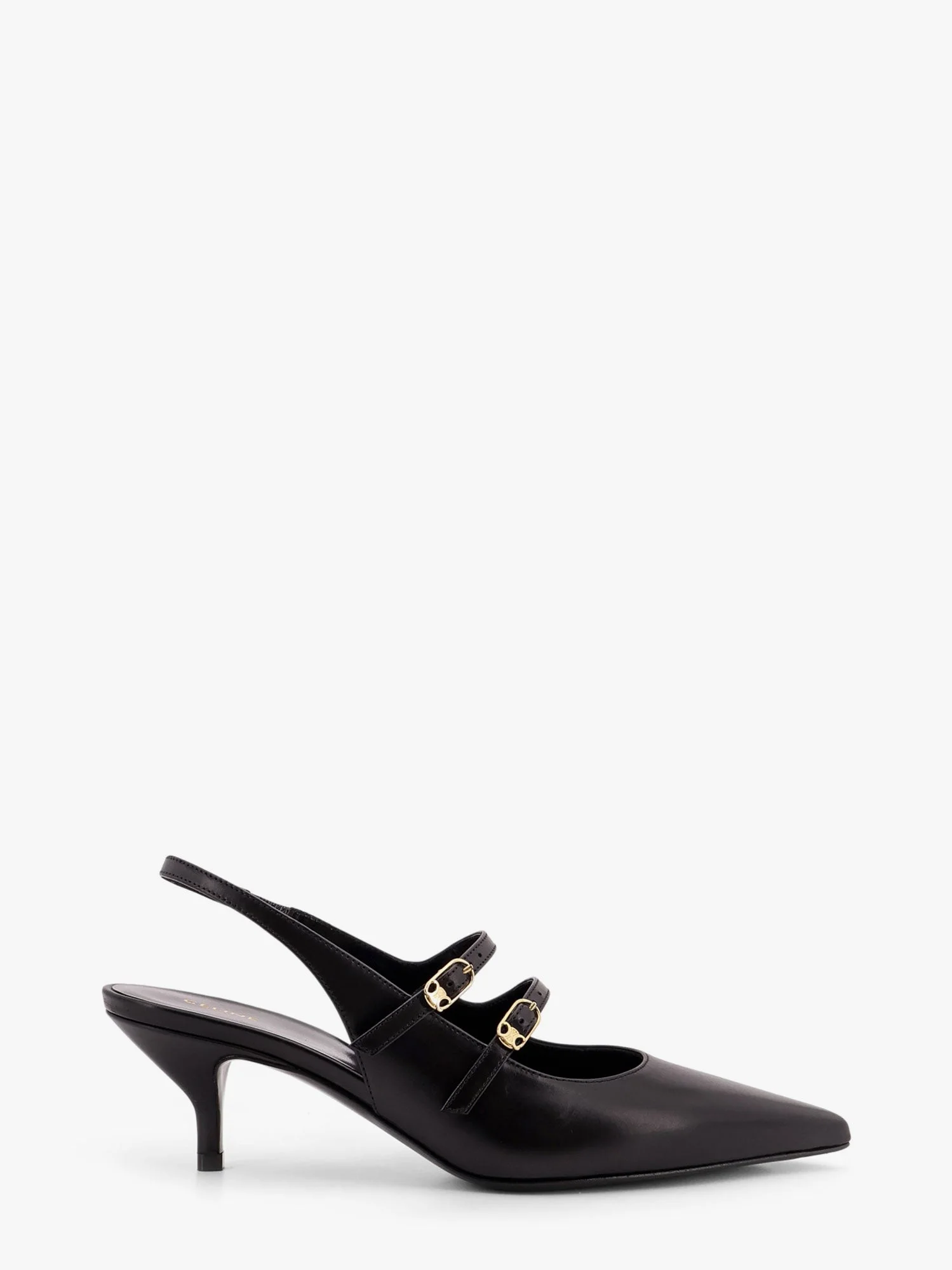 Judy Leather Double Strap Mary Jane Slingback - 1