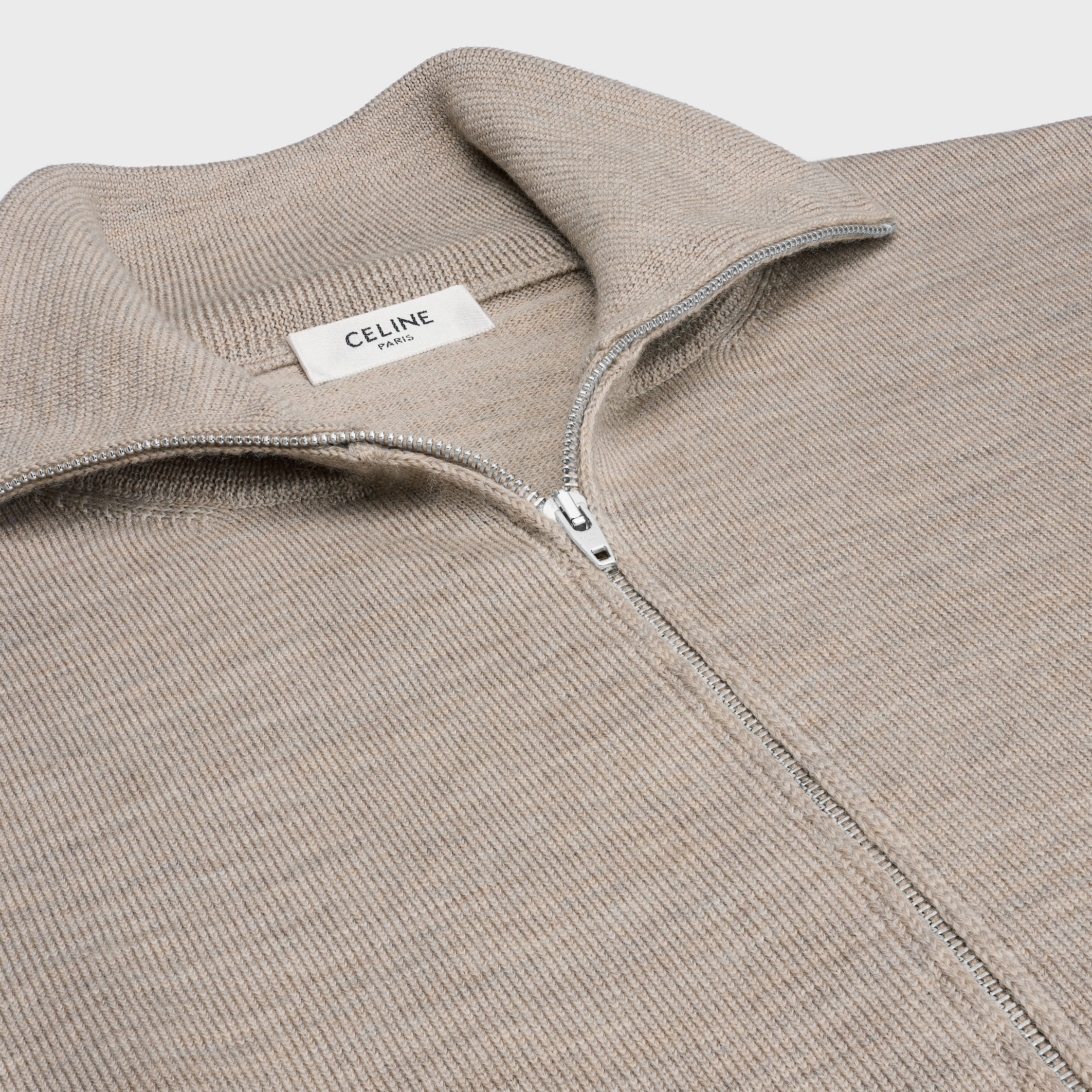 Triomphe trucker sweater in wool - 3