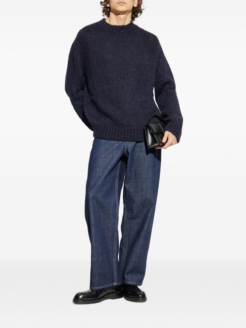 Jil Sander ribbed crew-neck sweater outlook