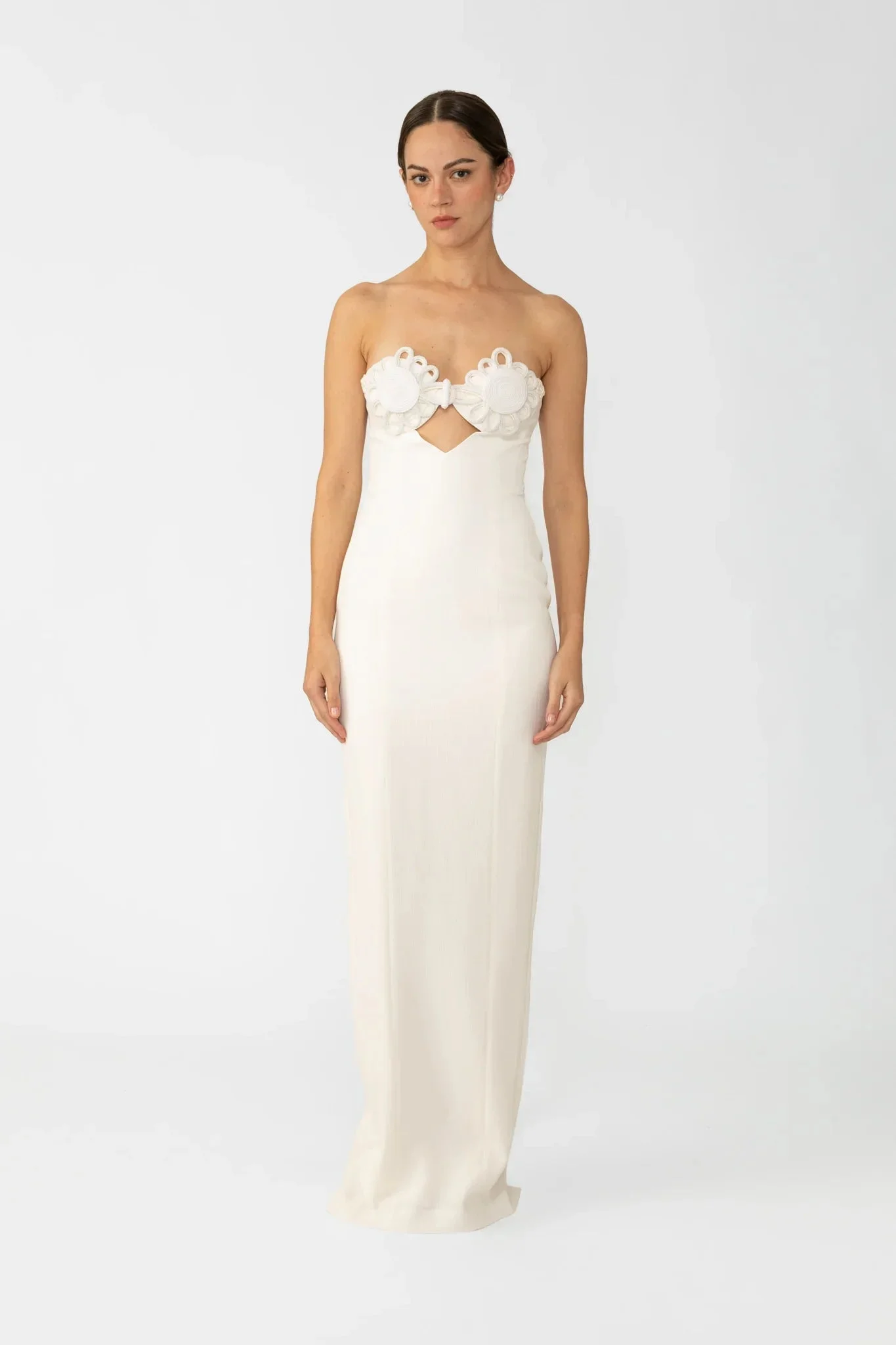 EVELYN STRAPLESS DRESS - 1