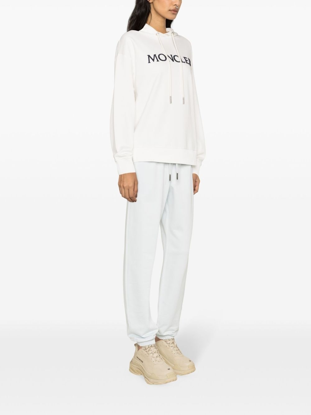 mid-rise logo-patch track pants - 3