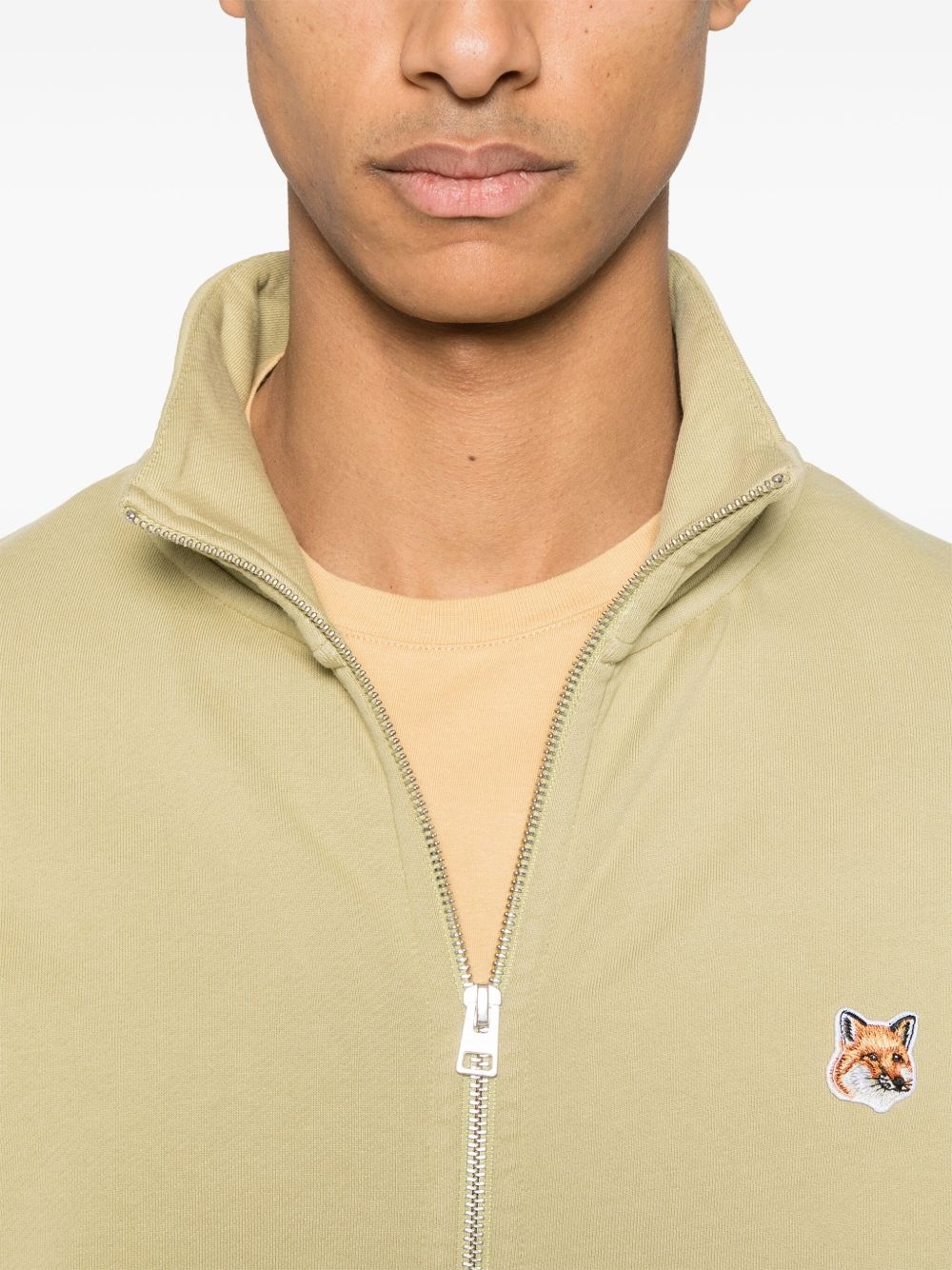 Fox Head-patch sweatshirt - 5
