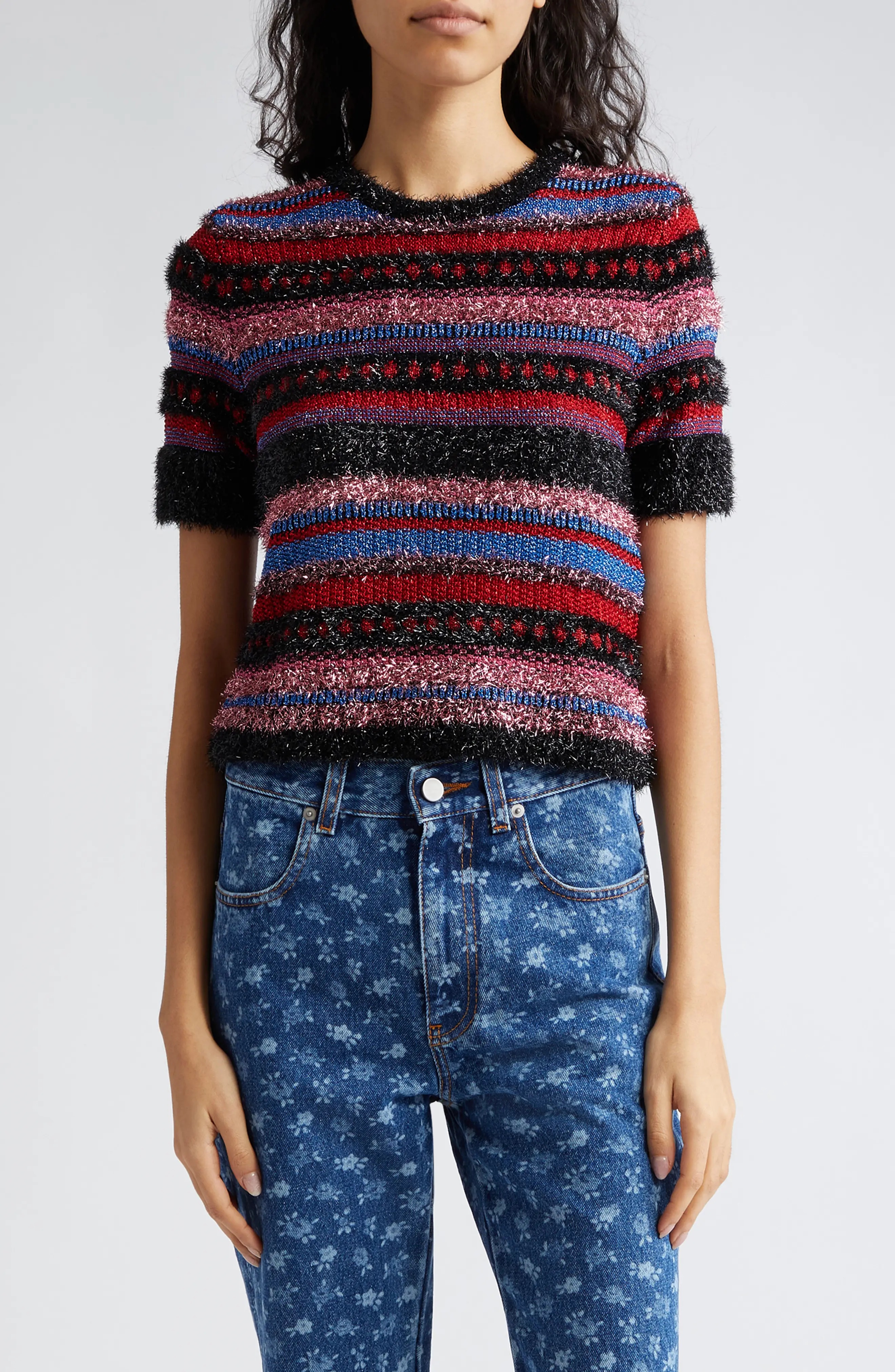 Jordan Tinsel Knit Top - 1