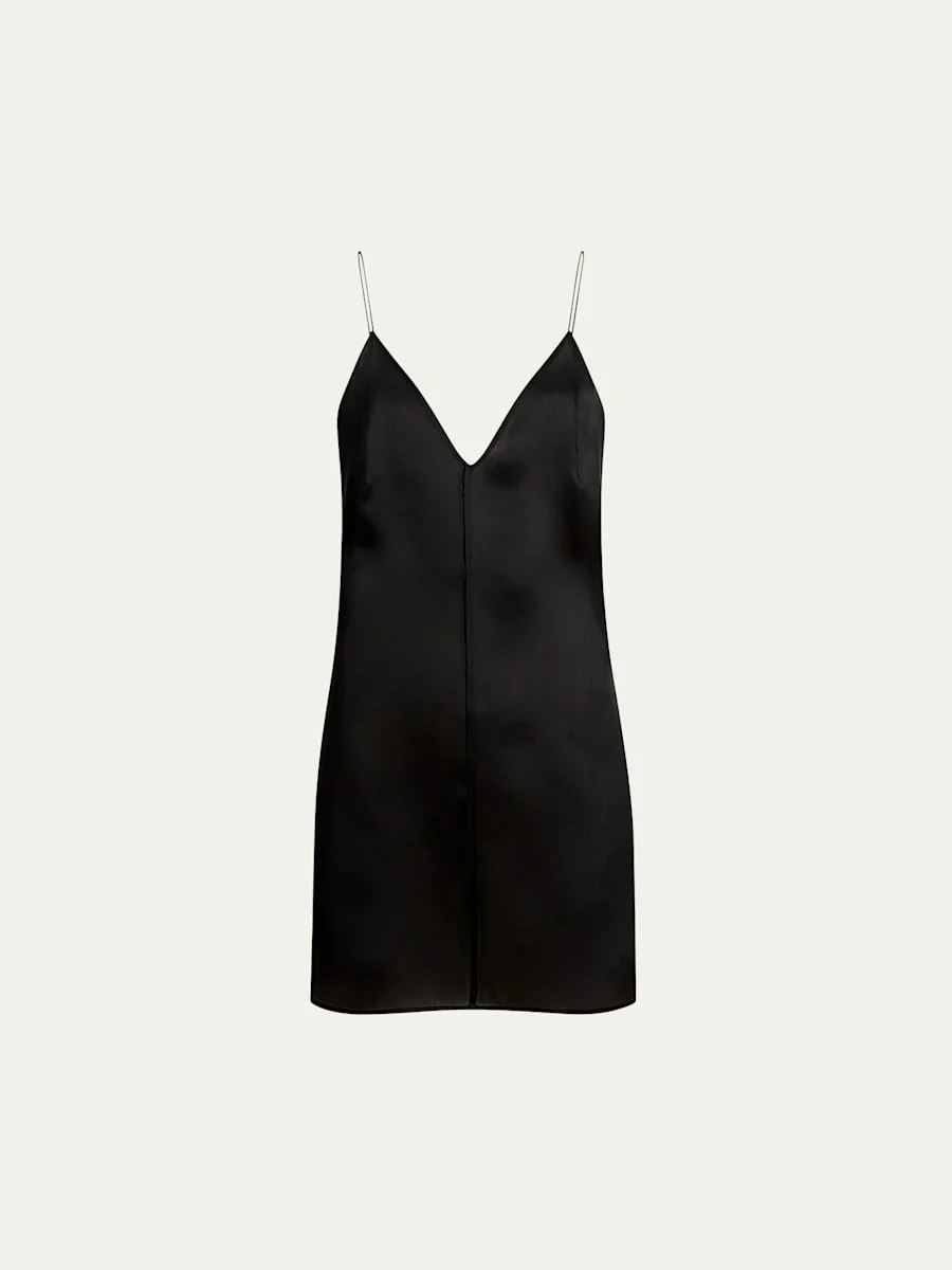 Talsie V-Neck Silk Tank Top - 1