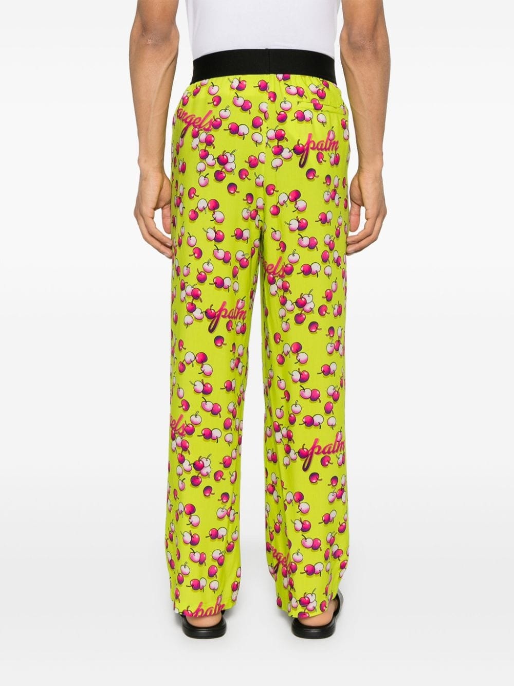 cherry-print trousers - 4