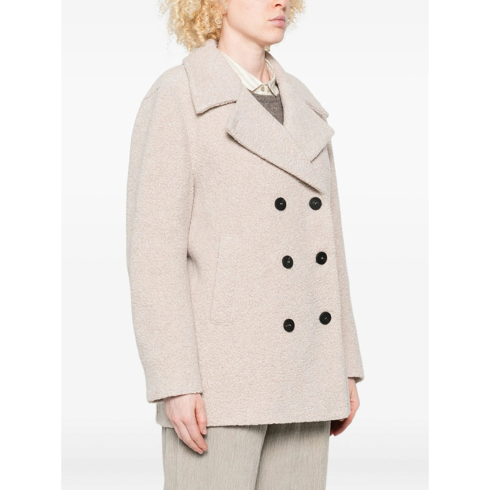 Harris Wharf London Neutrals Jackets - Oversized Jackets Women - 3