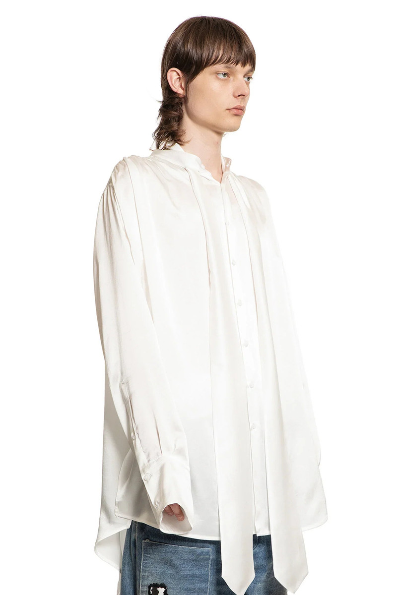 Ann Demeulemeester Solan-Lavalliere-Neck-Tie-Shirt outlook