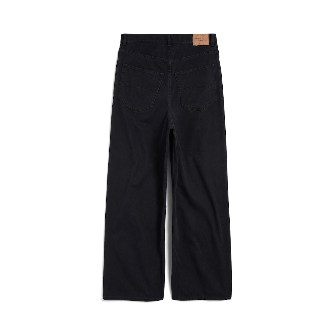 Women's Baggy Pants in Black - 2