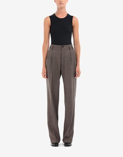 Maison Margiela Pleated wool trousers outlook