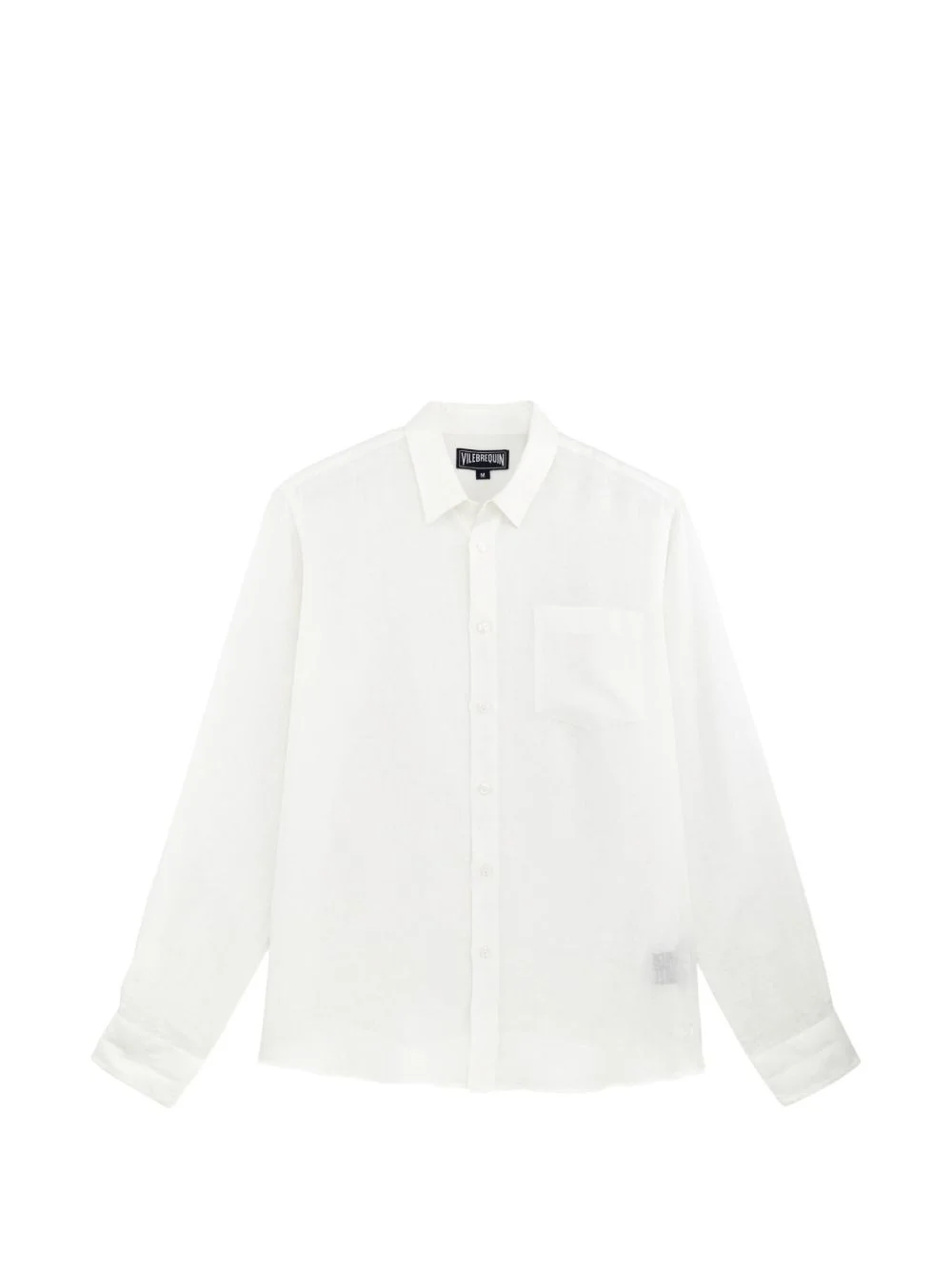 embroidered button-up shirt - 1