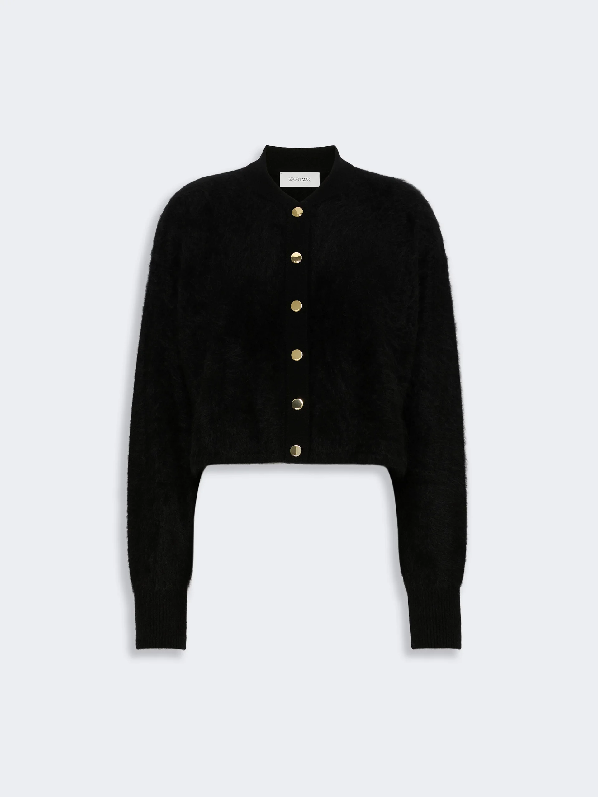 GALLI Pure cashmere bomber jacket - BLACK - 1