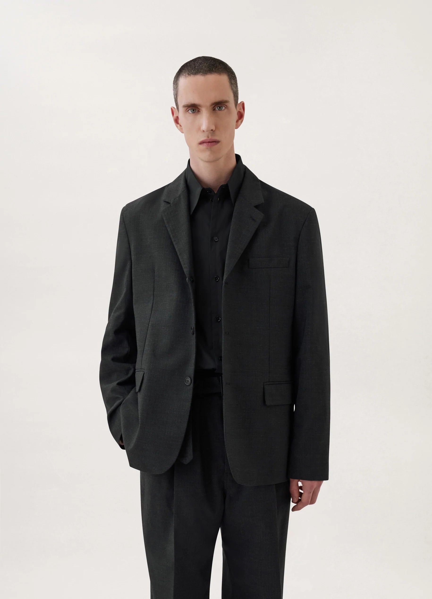 Men's 3 Button Cotton Wool Jacket – La Garçonne