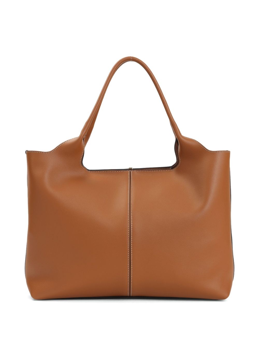 medium-small leather tote bag - 2