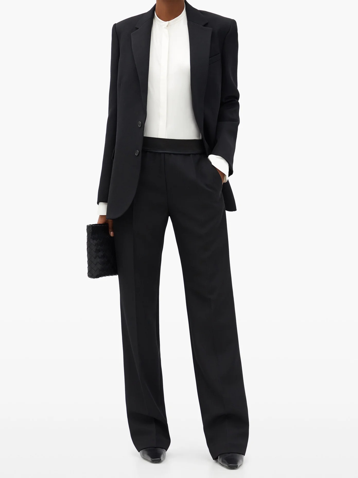 Miles wool straight-leg trousers - 2