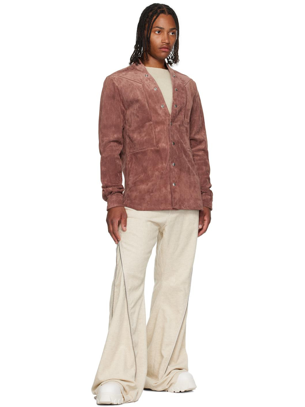 Pink Concordians Larry Fogpocket Suede Jacket - 4