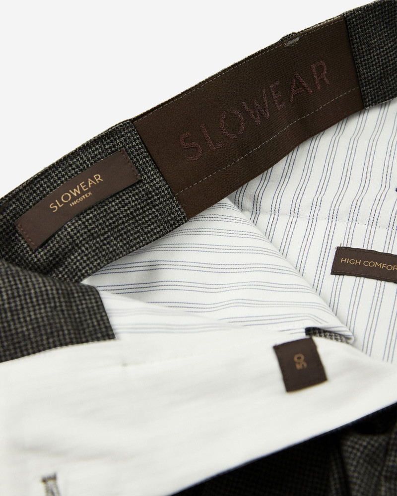 Tapered fit in micro-patterned wool Flexpant 7