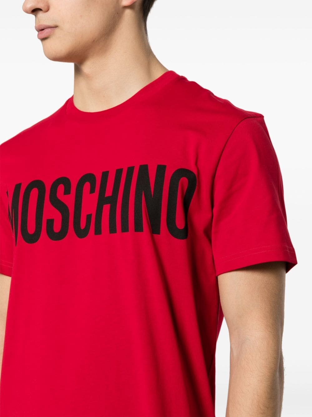 logo-print cotton T-shirt - 7