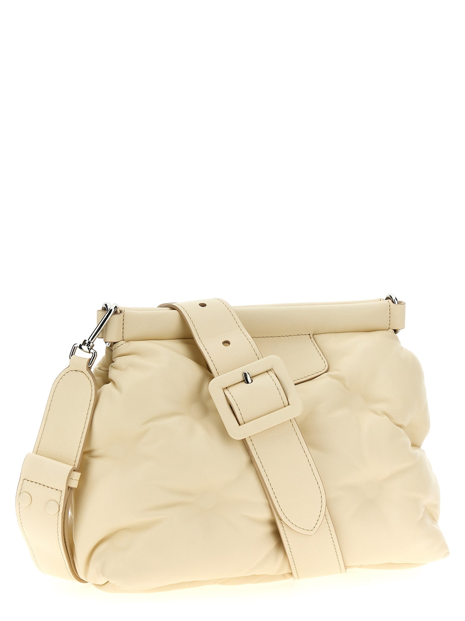 Glam Slam Classique Small Crossbody Bags Beige - 2