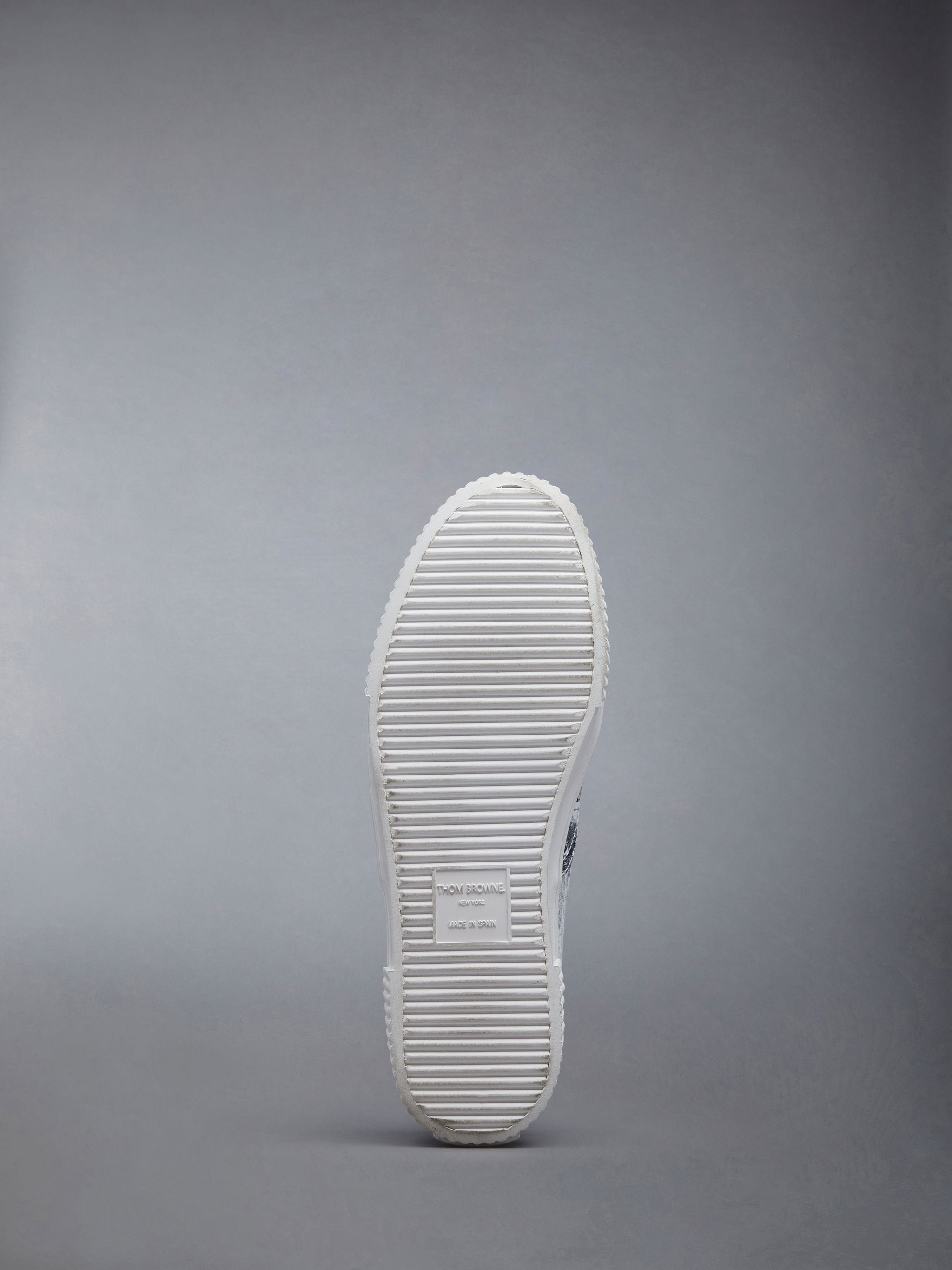 Nautical Toile Canvas Rubber Sole Heritage Trainer - 6