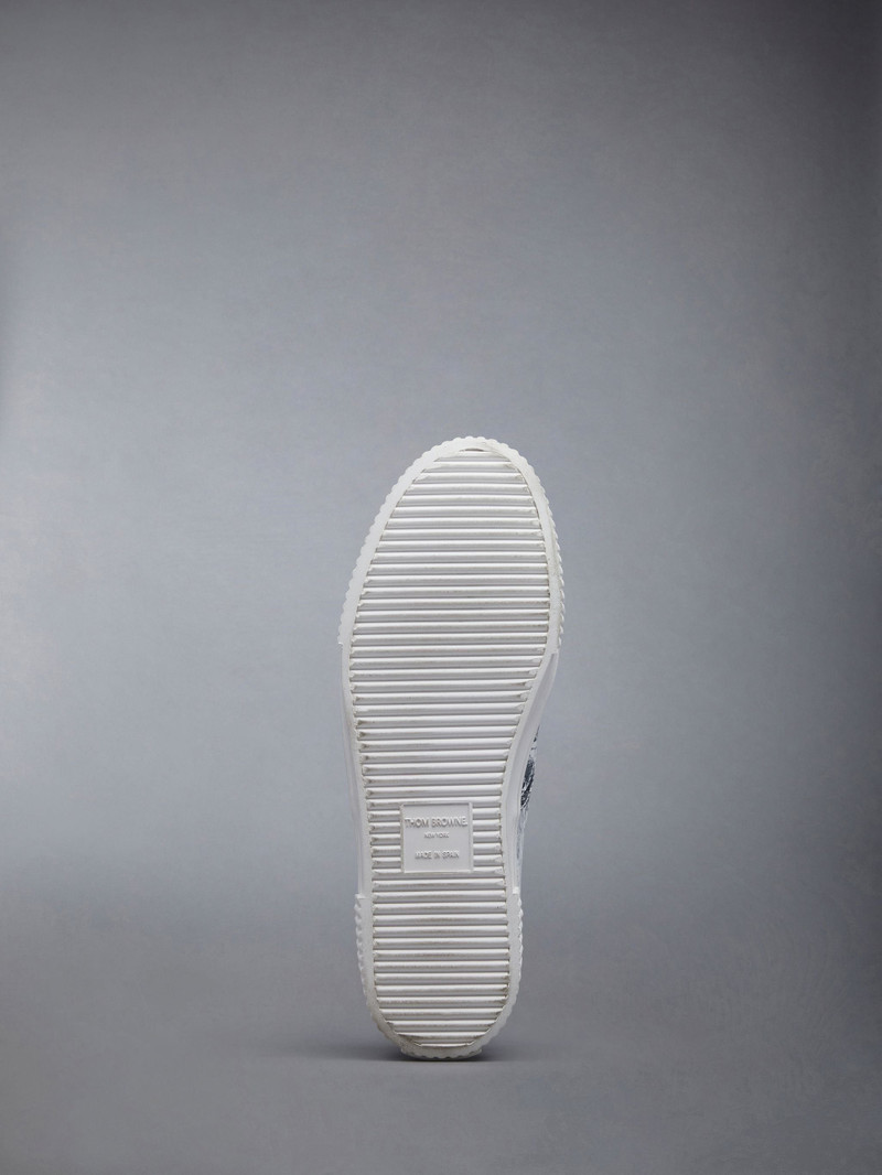 Nautical Toile Canvas Rubber Sole Heritage Trainer 6