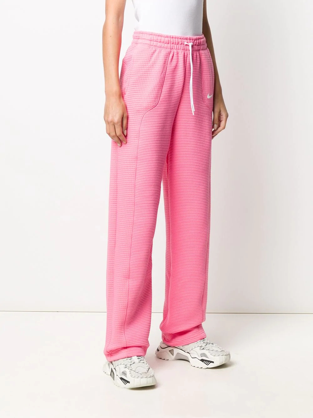 logo print track pants - 3