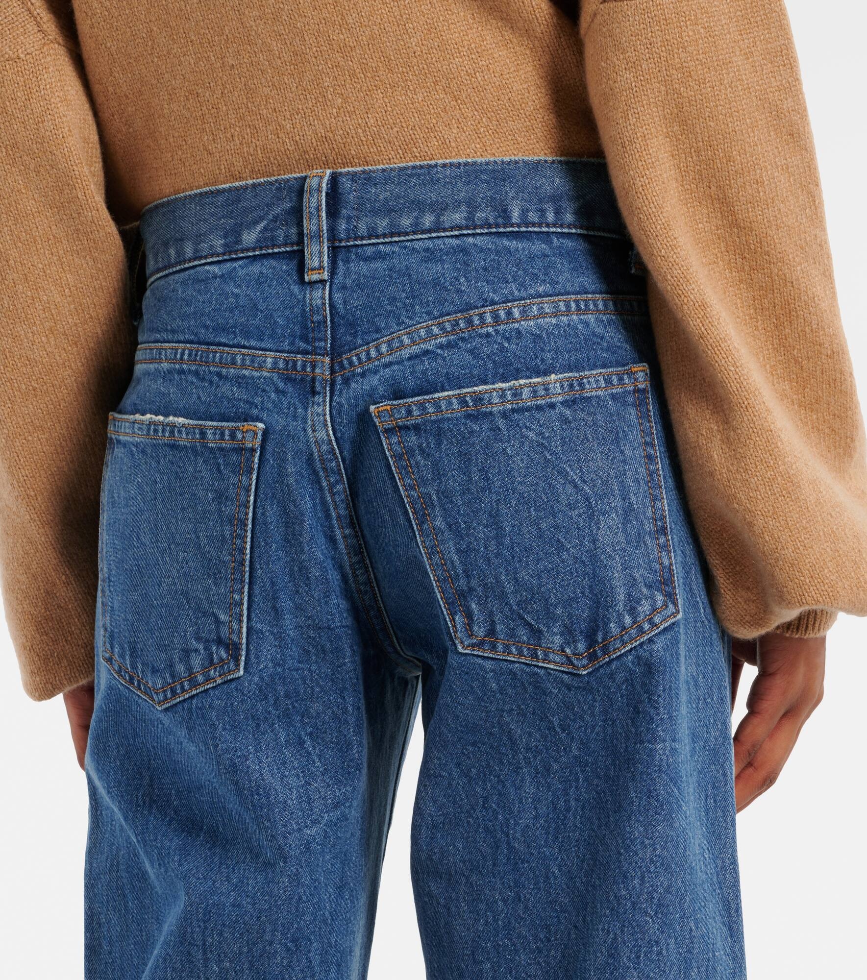Kerrie mid-rise wide-leg jeans - 6