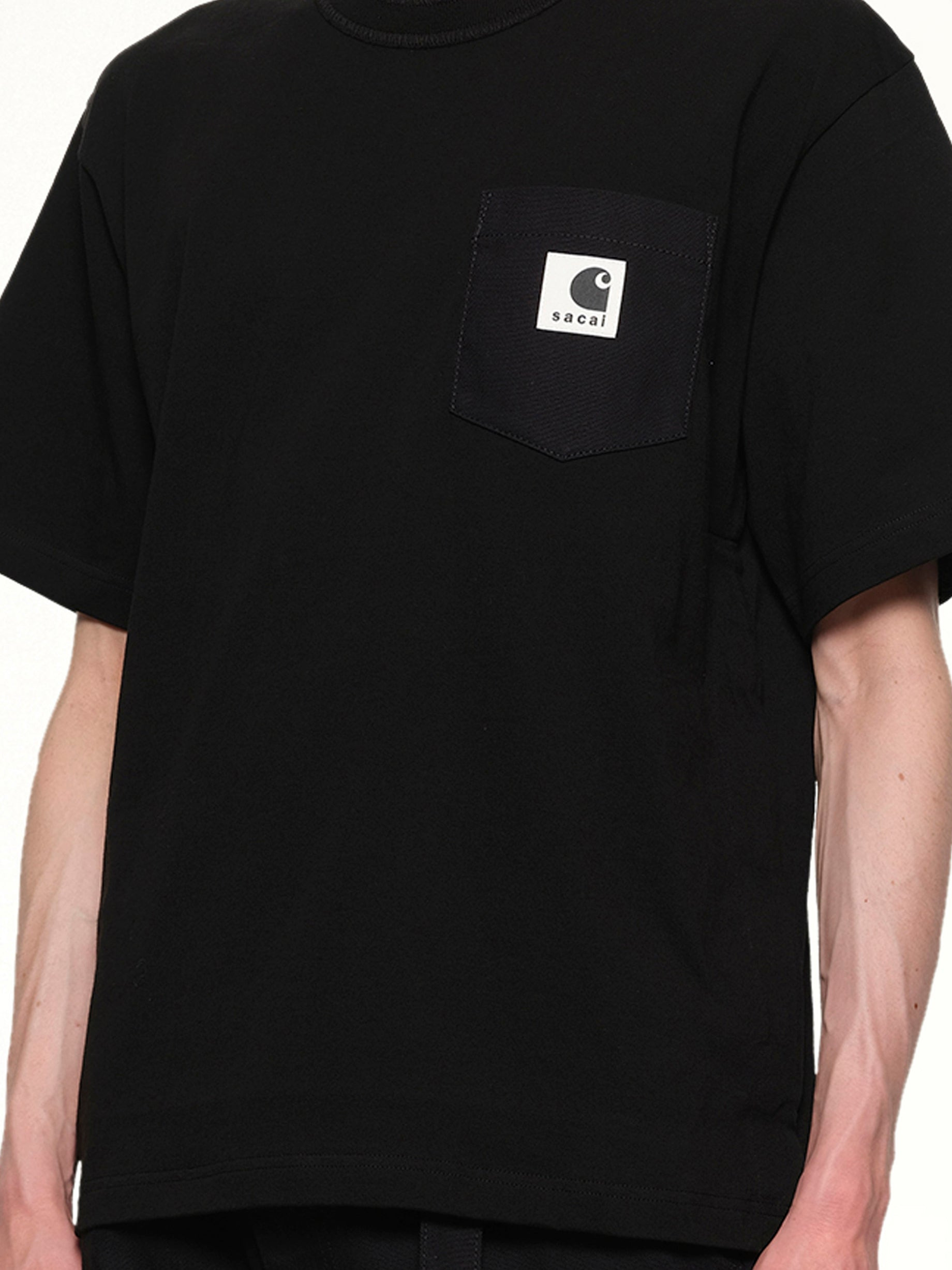 Carhartt WIP Cotton Jersey T-Shirt in Black - 6