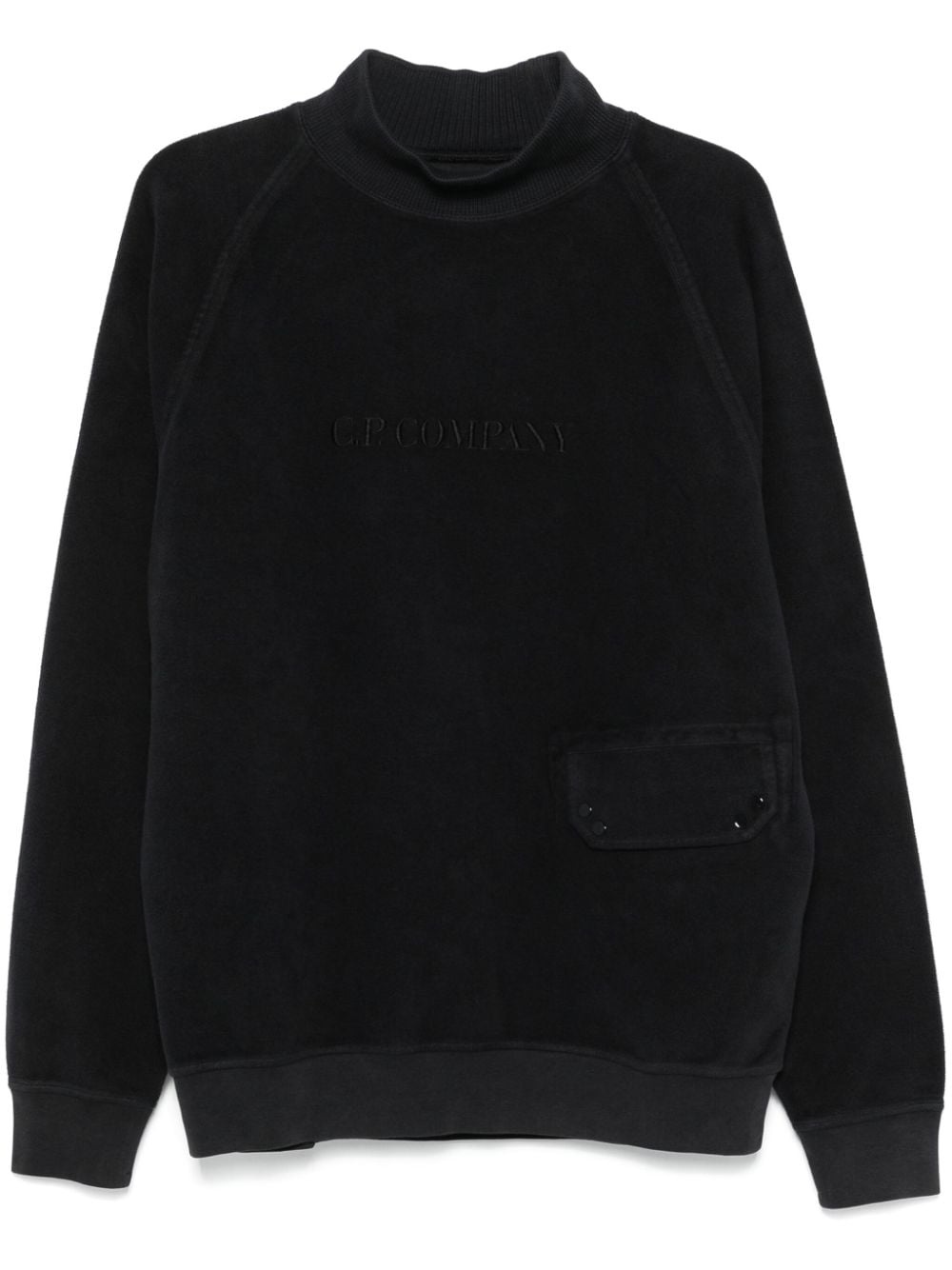 logo-embroidered sweatshirt - 1