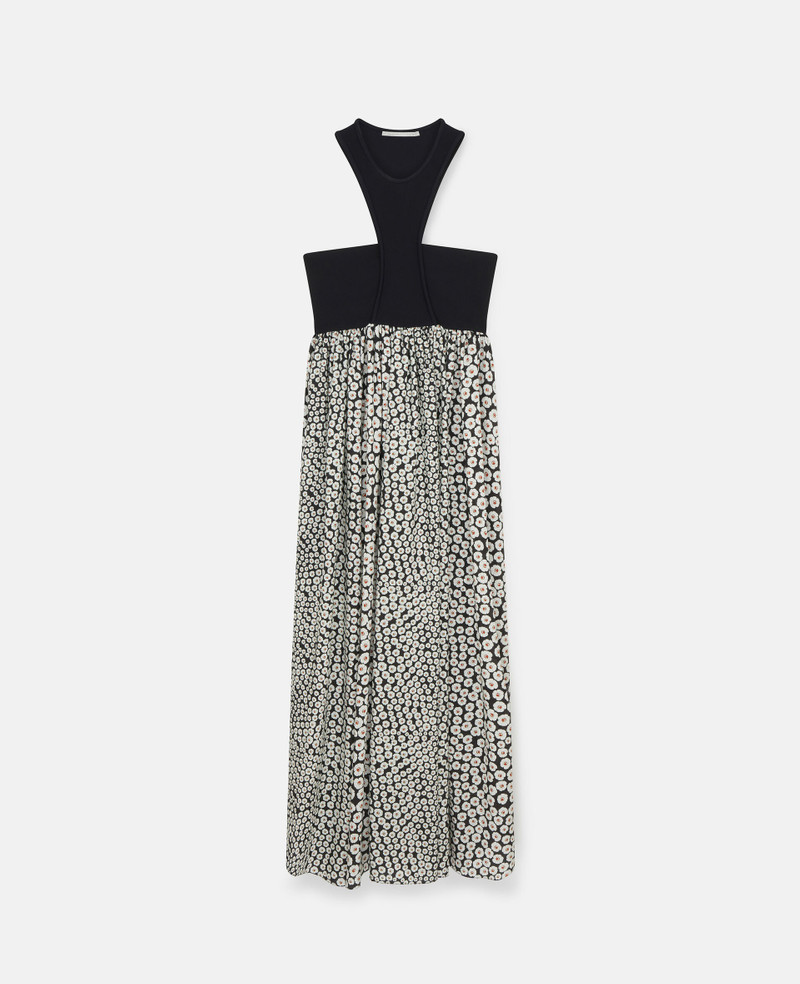 Floral Silk Maxi Dress 1