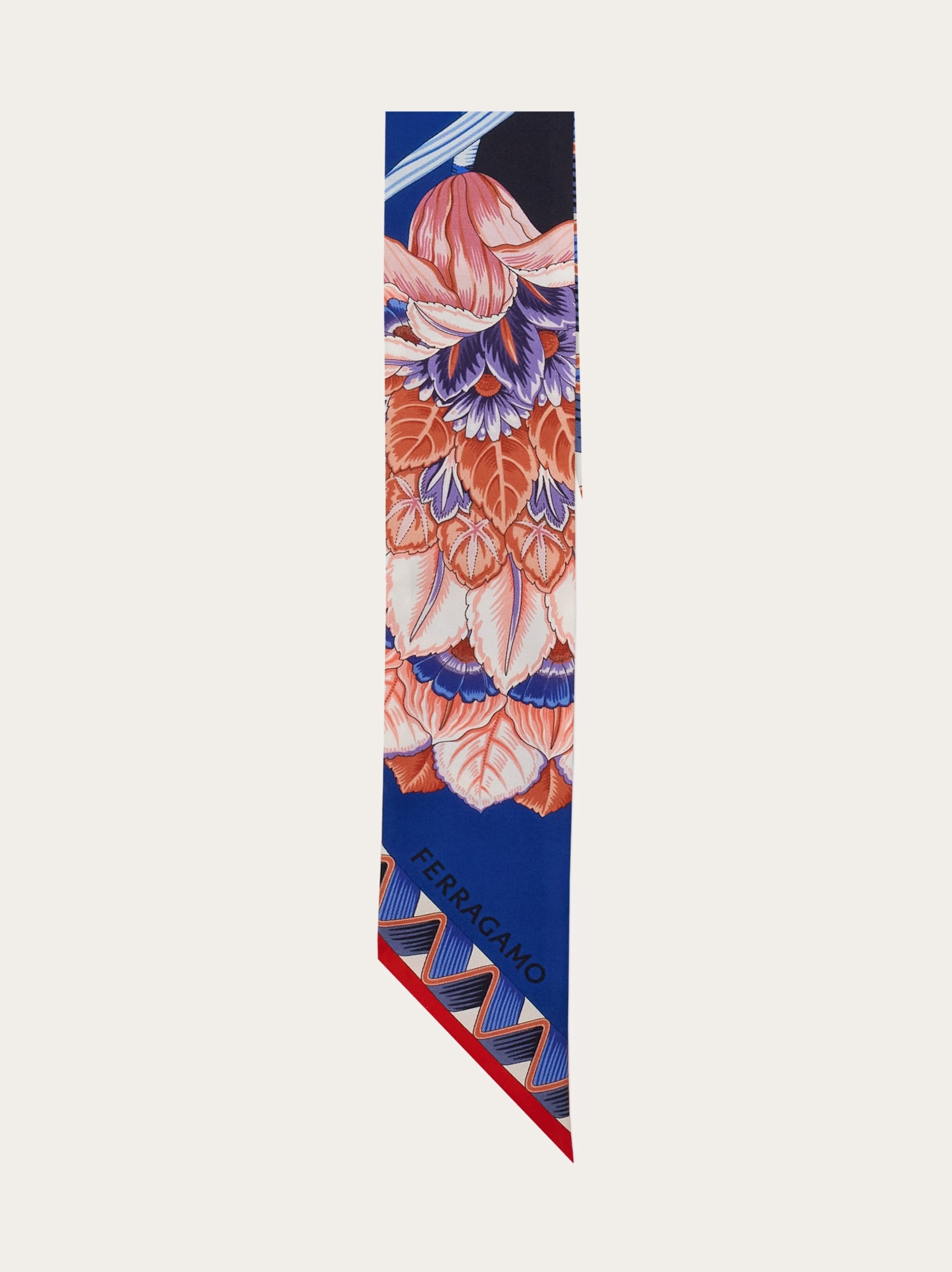 Giada print silk bandeau - 5