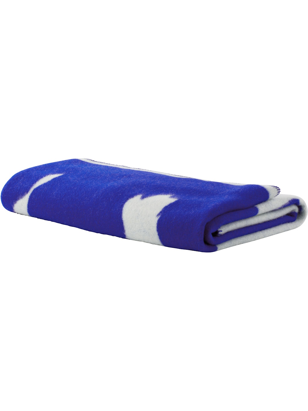 Navy & White EKD Wool Blanket - 3