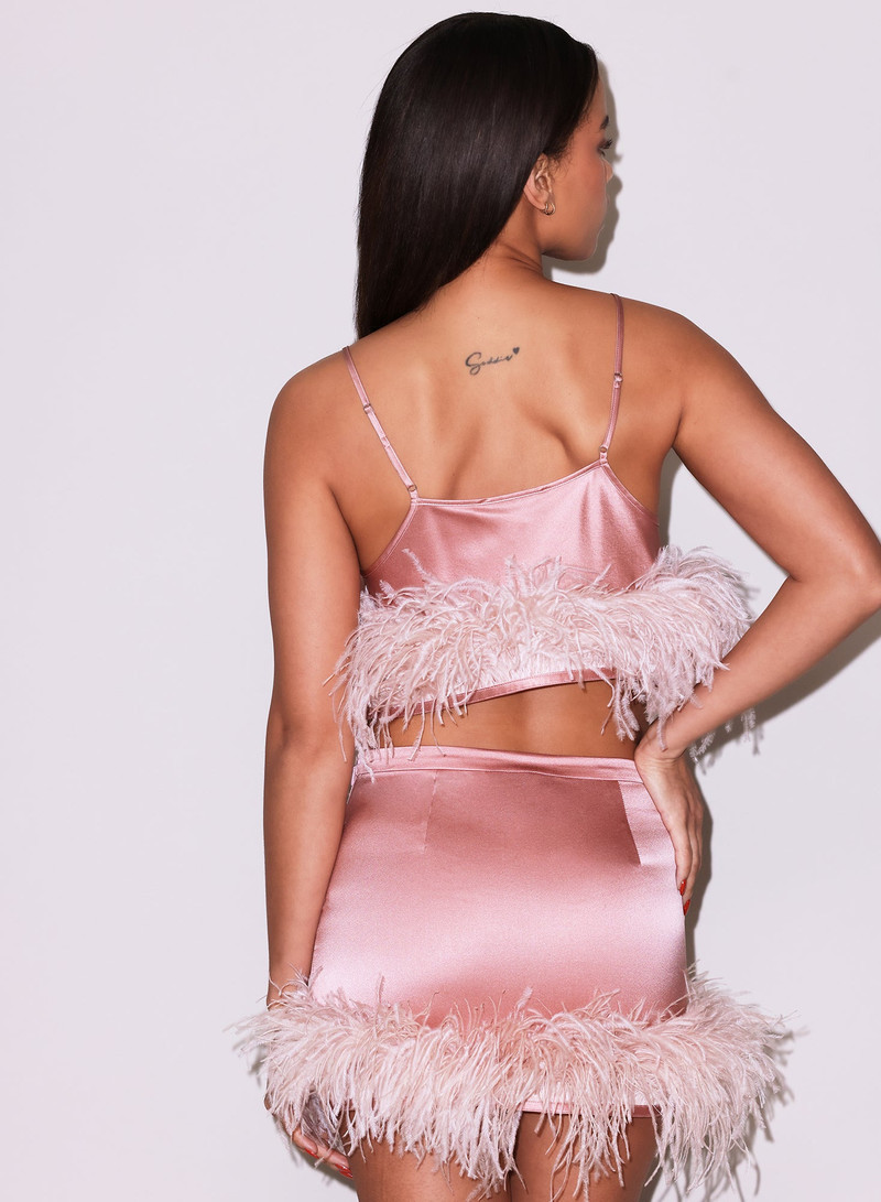 Feather Mini Skirt 1