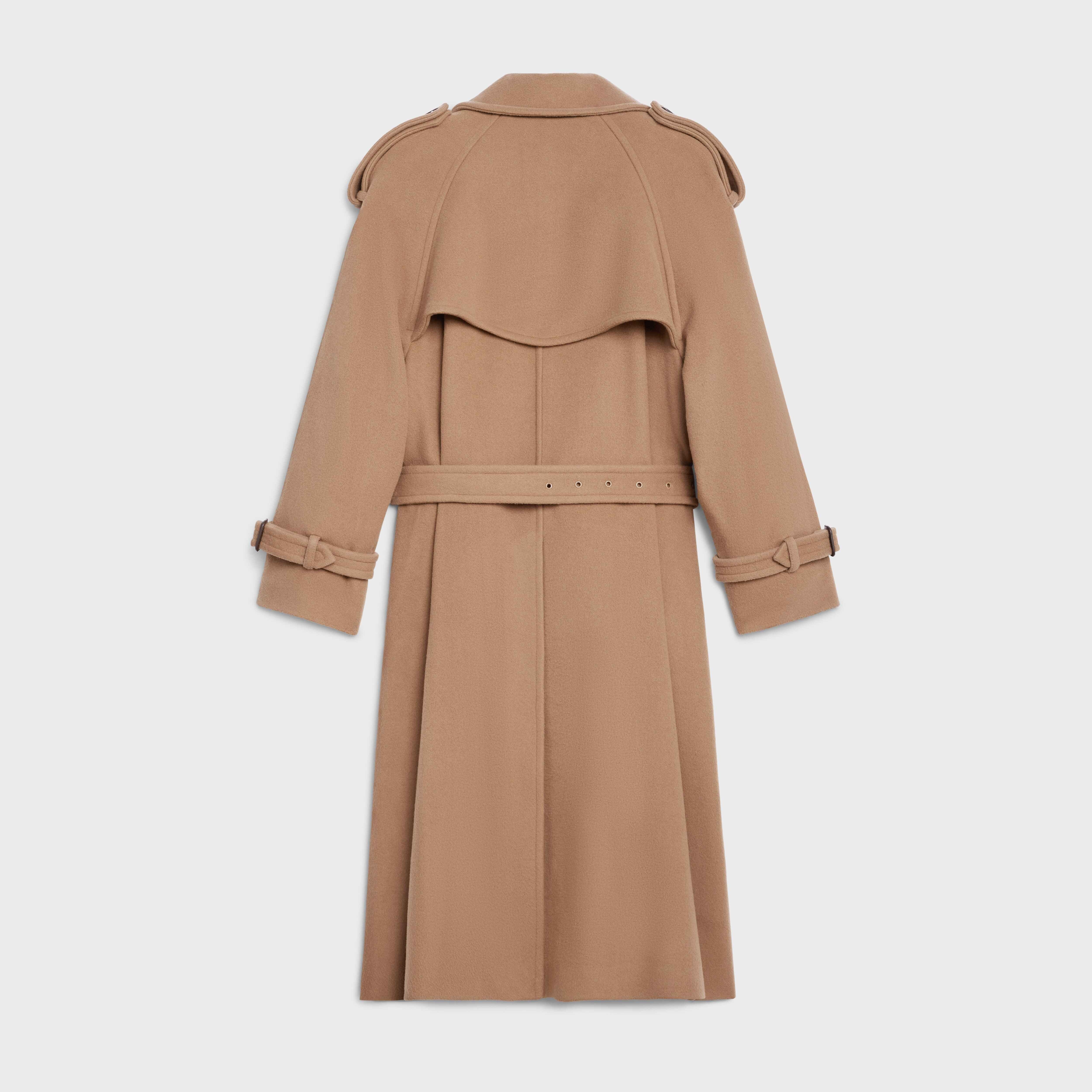 OVERSIZED TRENCH COAT IN WOOL CLOTH - 2