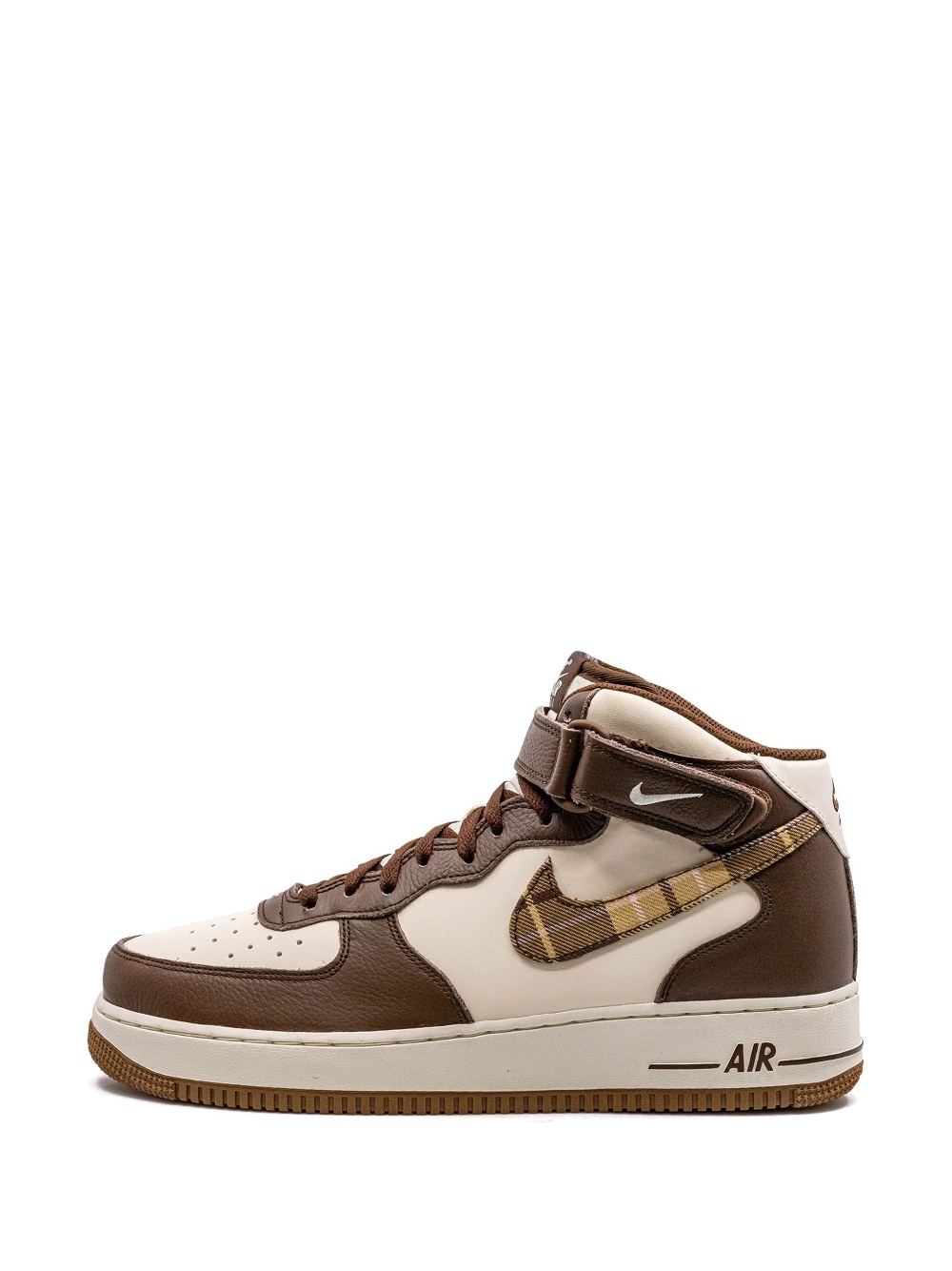 Air Force 1 Mid "Brown Plaid" sneakers - 5