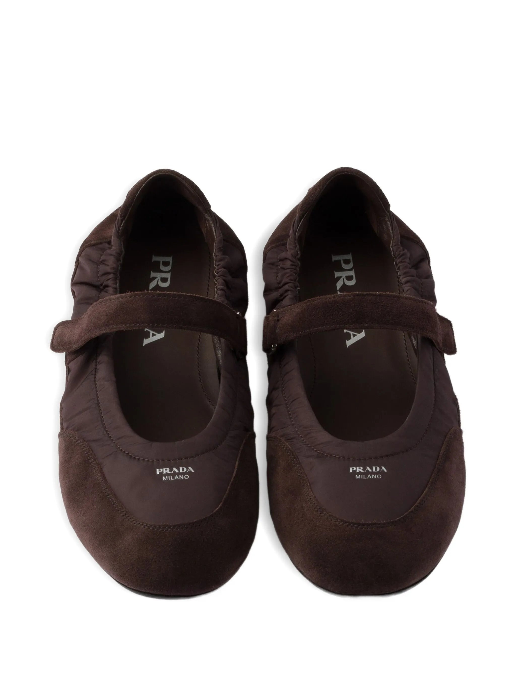 Collapse suede ballet flats - 4
