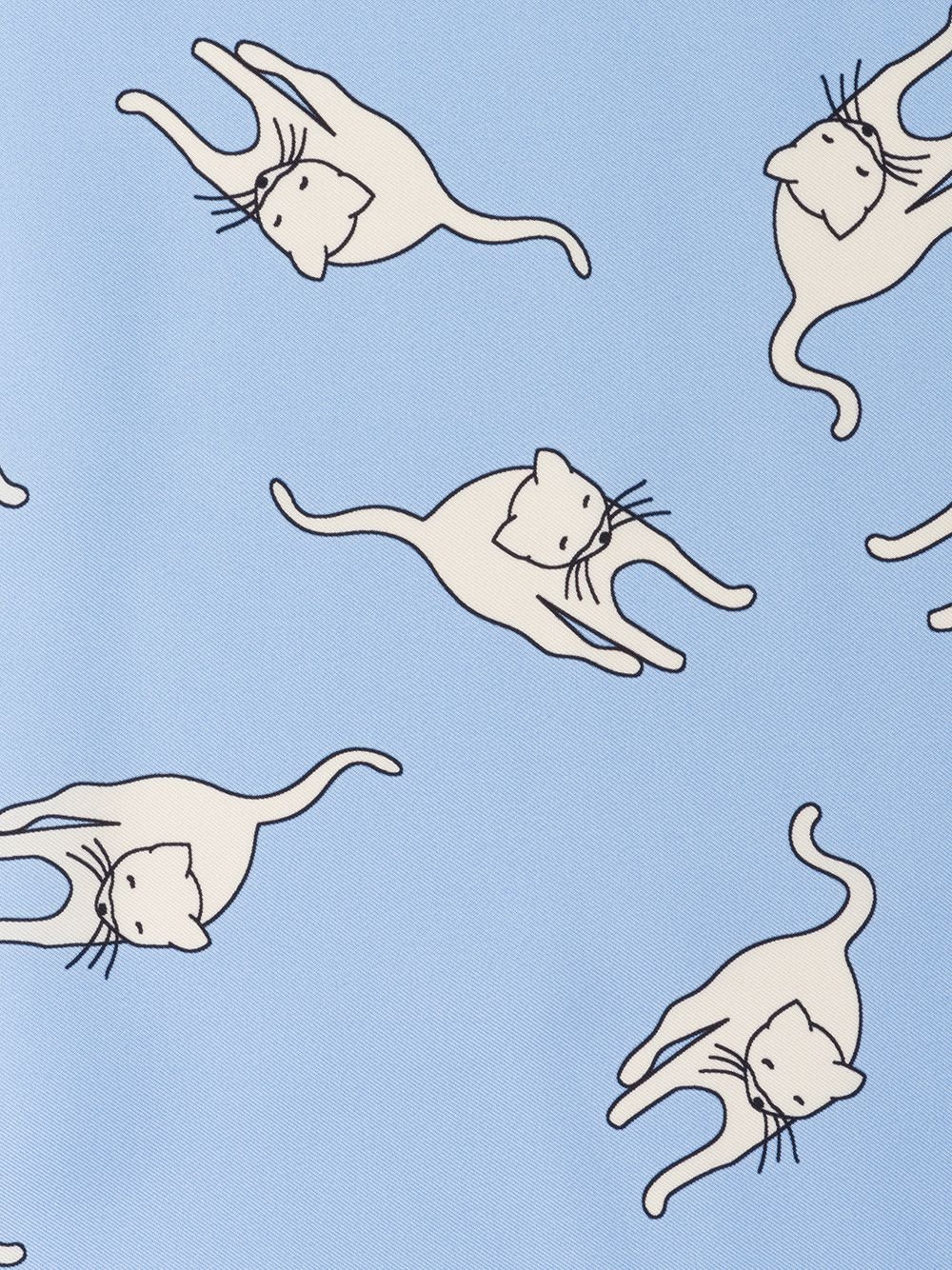 cat print scarf  - 3