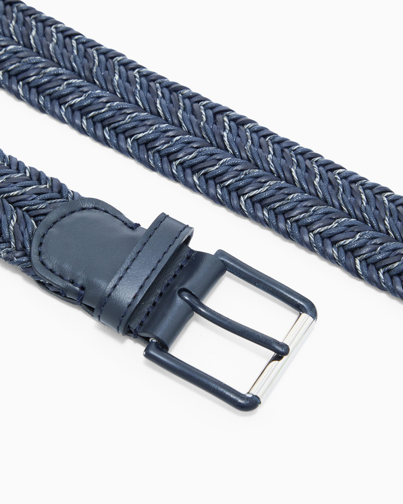 GIORGIO ARMANI BRAIDED BELT WITH BUCKLE outlook