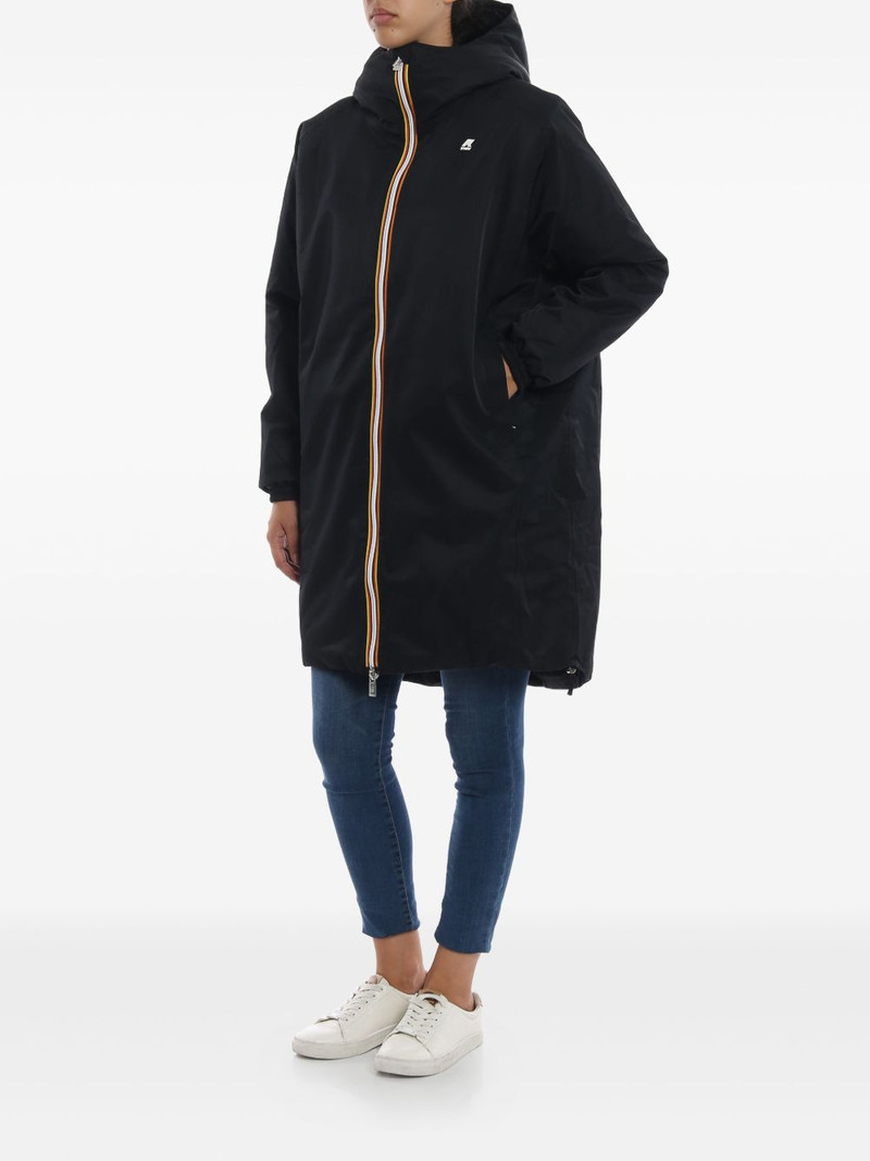 K-WAY hooded zipped parka outlook