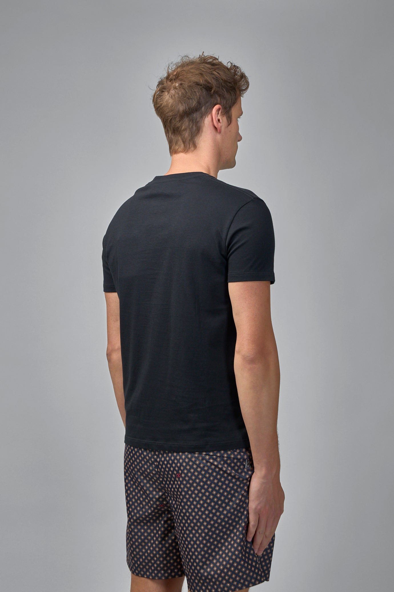 Cotton T-shirt With Vlogo Patch - 4