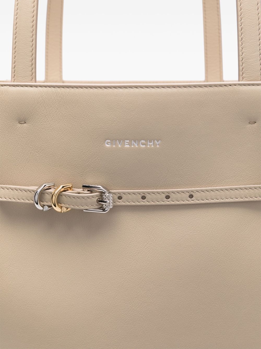 medium Voyou leather tote bag - 4
