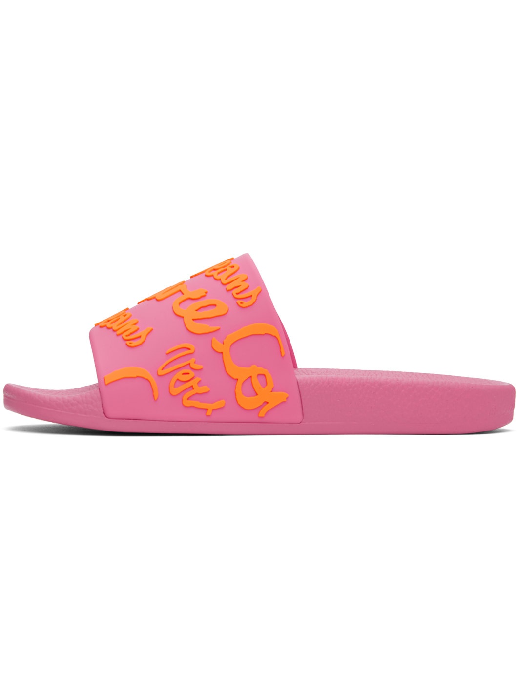 Pink Logo Shelly Pool Slides - 3