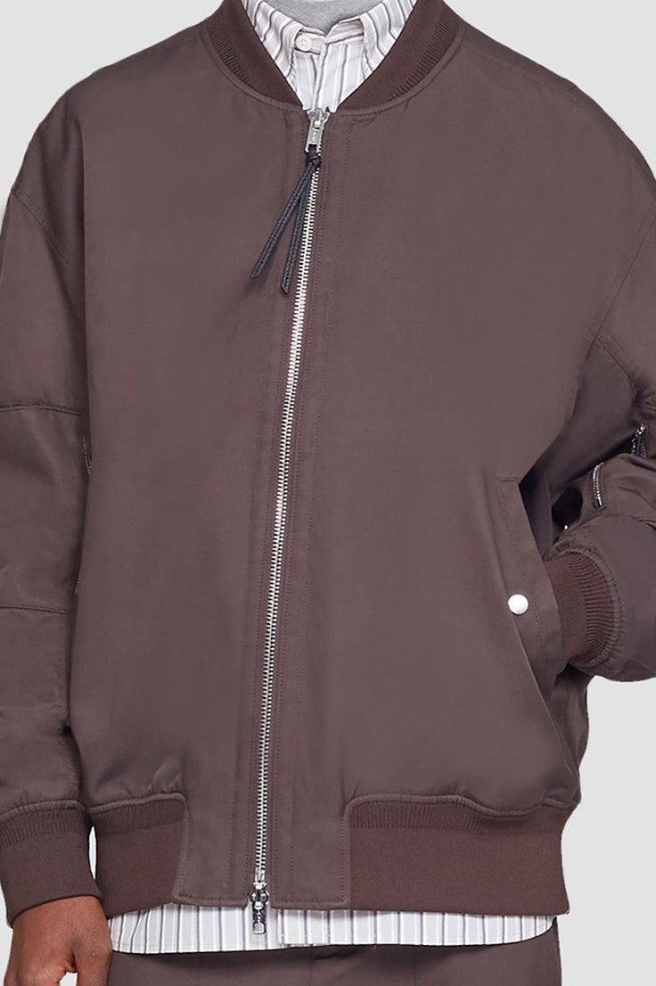 Oversized Bomber Jacket - 2