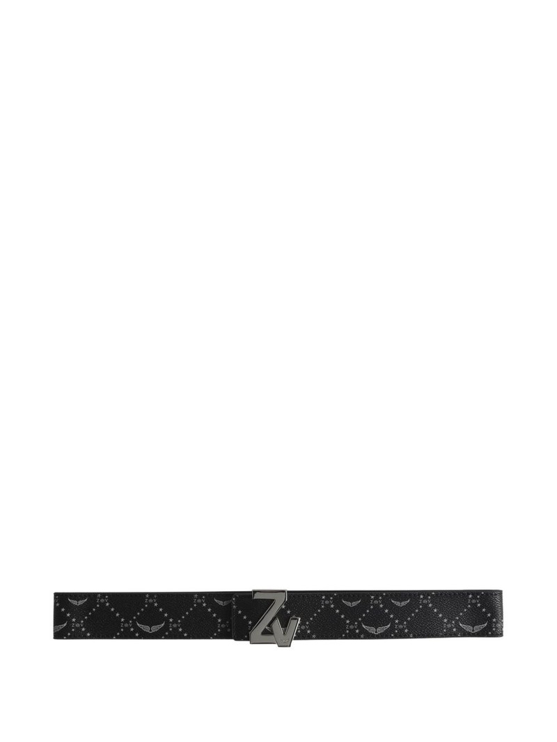 Zadig & Voltaire monogram-pattern belt outlook