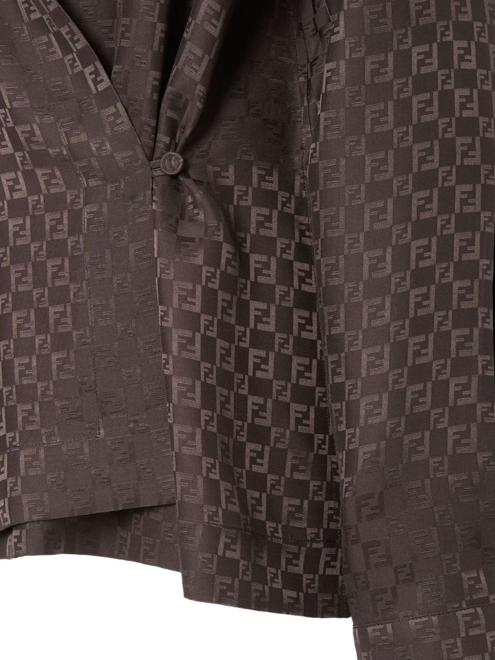 FF jacquard silk shirt - 2