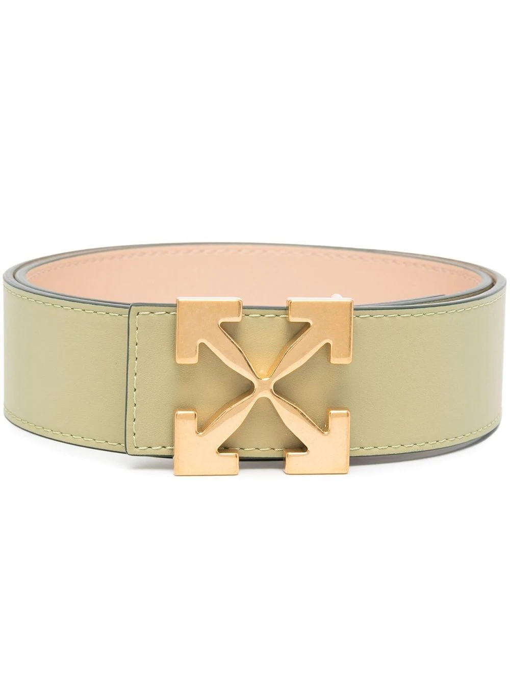 Arrows-motif buckle-fastening belt - 1