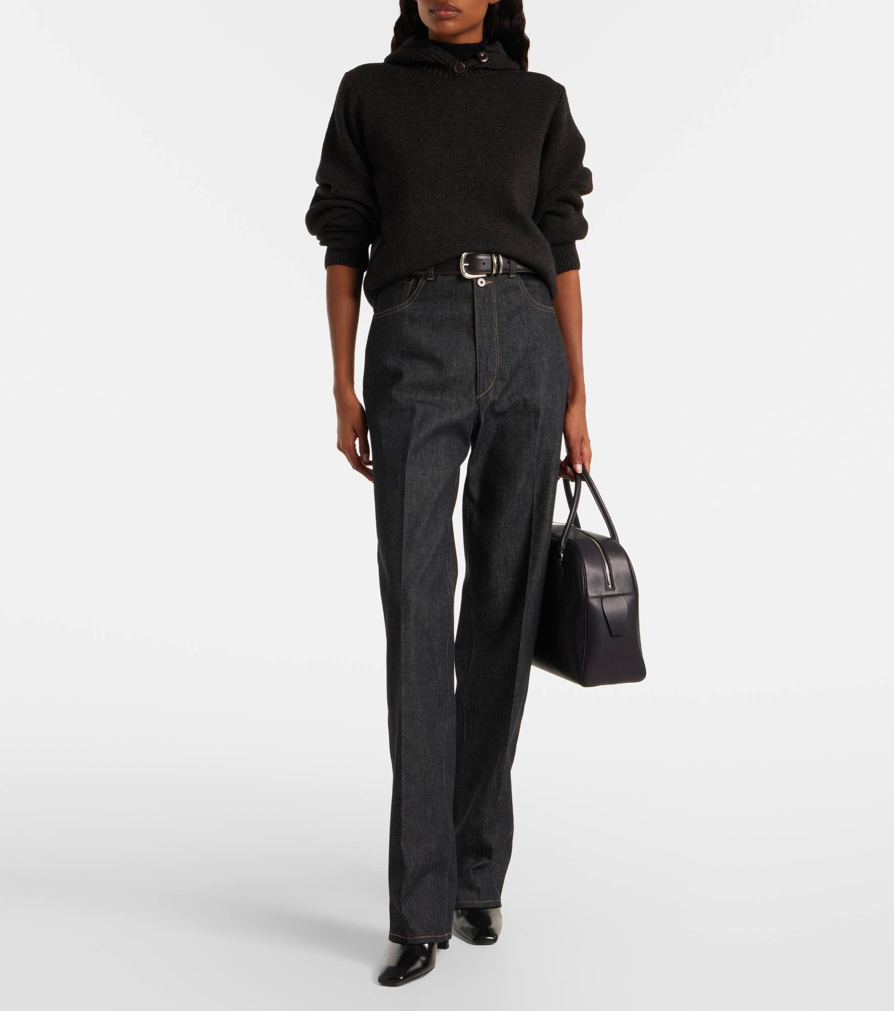High-rise straight jeans - 2