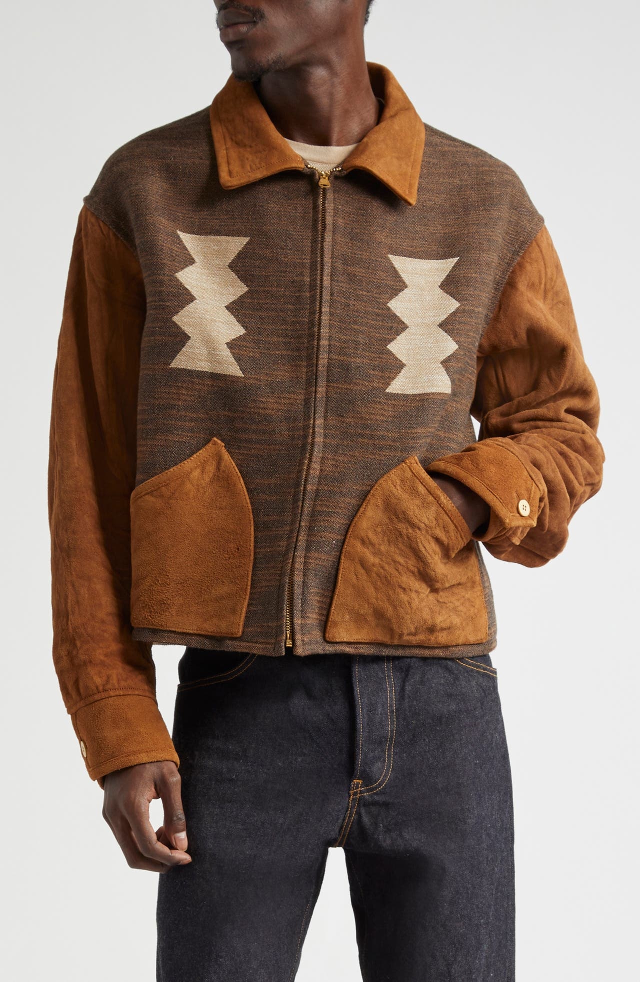 ジャケット・アウター visvim STANZA JKT (JACQUARD BLANKET) Stanza Jacket (Jacquard Blanket) - Brown – Standard & Strange
