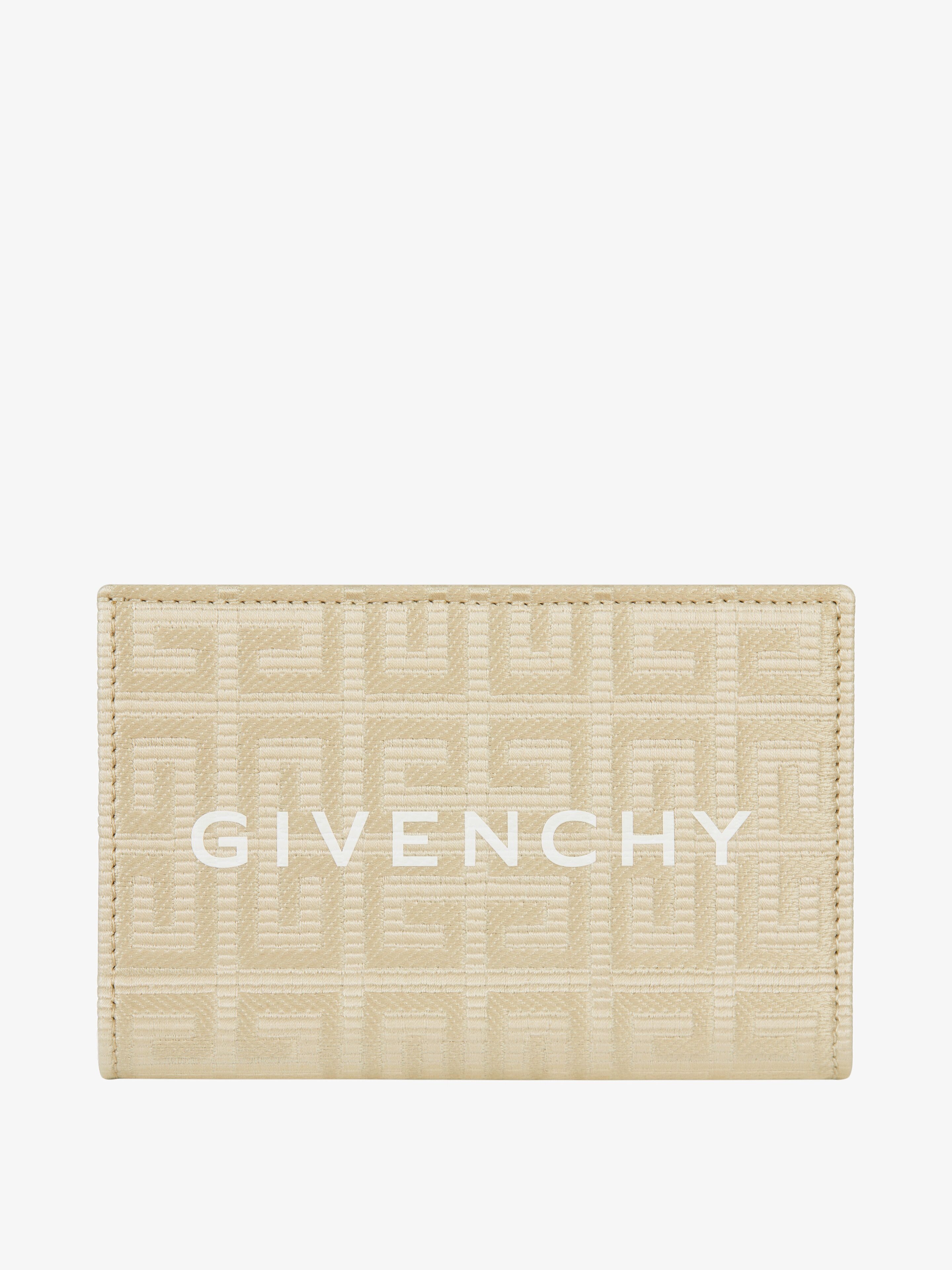 GIV CUT BIFOLD WALLET IN 4G COATED CANVAS AND LEATHER - 5